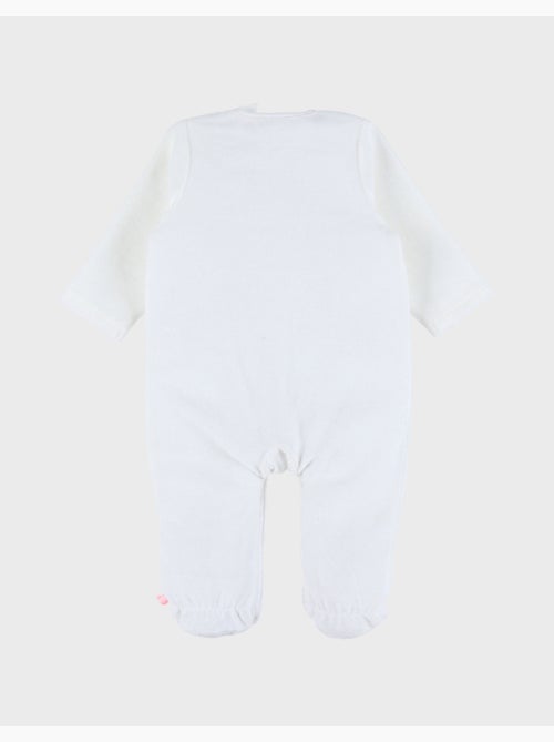 Pyjama bébé, velours brodé Noukie's - Kiabi