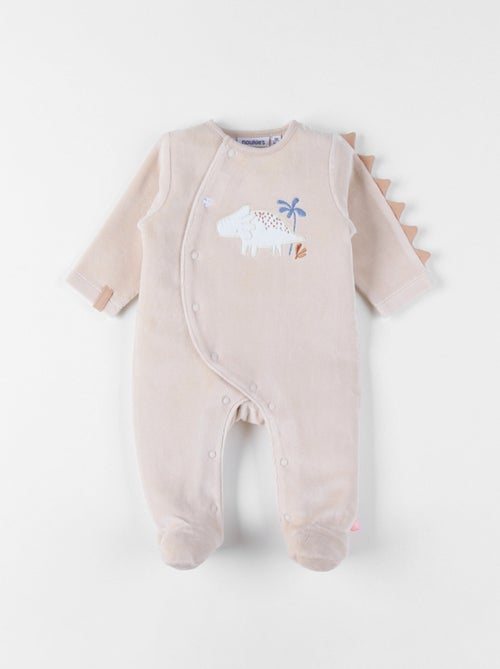 Pyjama bébé, Velours brodé Noukie's - Kiabi