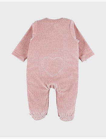 Pyjama bébé, velours brodé Noukie's