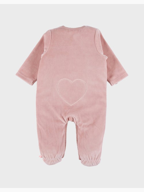 Pyjama bébé, velours brodé Noukie's - Kiabi