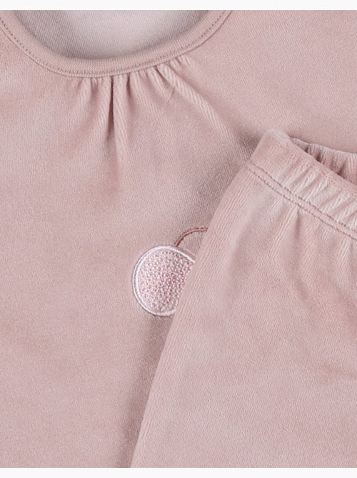 Pyjama bébé, velours brodé Noukie's - Kiabi