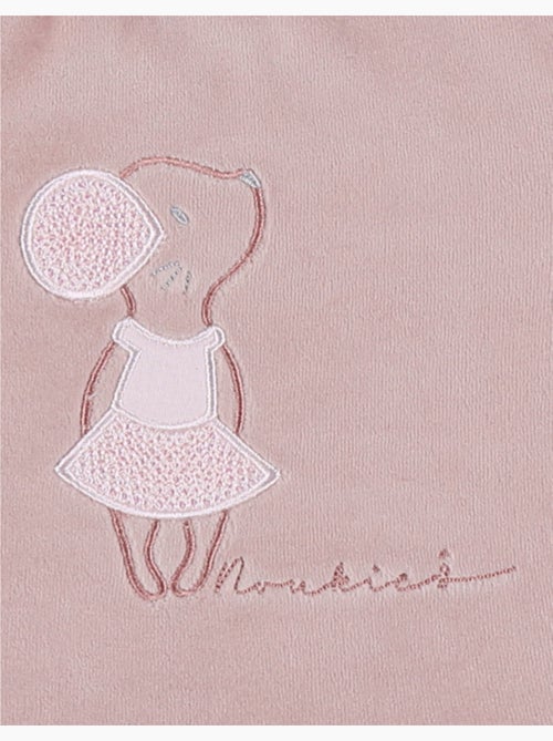 Pyjama bébé, velours brodé Noukie's - Kiabi