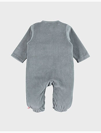 Pyjama bébé, velours brodé Noukie's