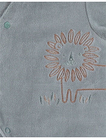 Pyjama bébé, velours brodé Noukie's