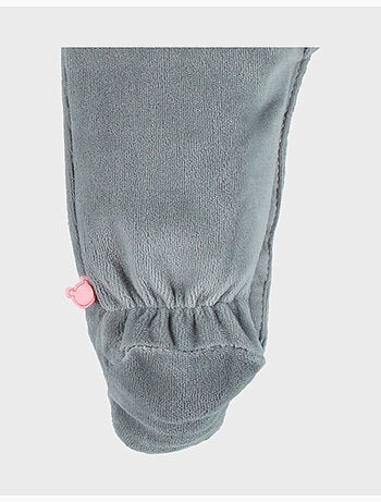 Pyjama bébé, velours brodé Noukie's
