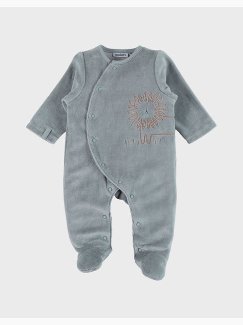 Pyjama bébé, velours brodé Noukie's - Kiabi