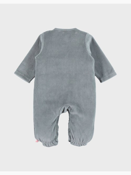 Pyjama bébé, velours brodé Noukie's - Kiabi