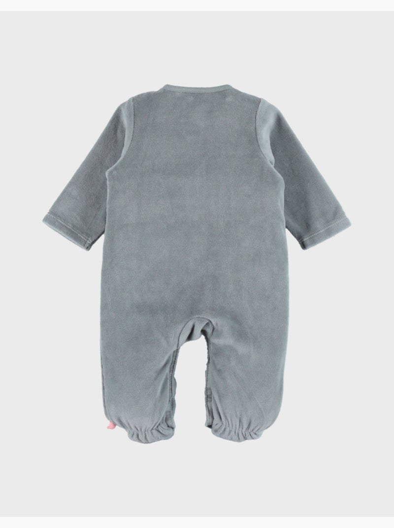 Pyjama bébé, velours brodé Noukie's Vert - Kiabi
