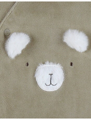 Pyjama bébé, velours brodé Noukie's