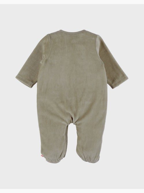 Pyjama bébé, velours brodé Noukie's - Kiabi