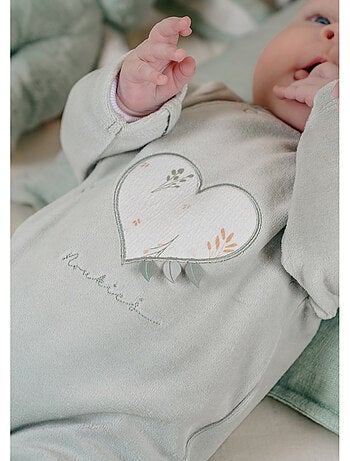 Pyjama bébé, velours brodé Noukie's