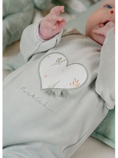 Pyjama bébé, velours brodé Noukie's - Kiabi