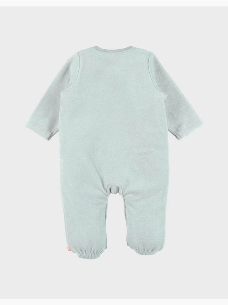 Pyjama bébé, velours brodé Noukie's Vert - Kiabi