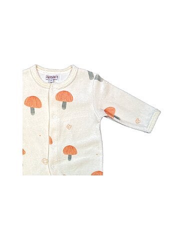 Pyjama bébé velours Champignons Les Chatounets