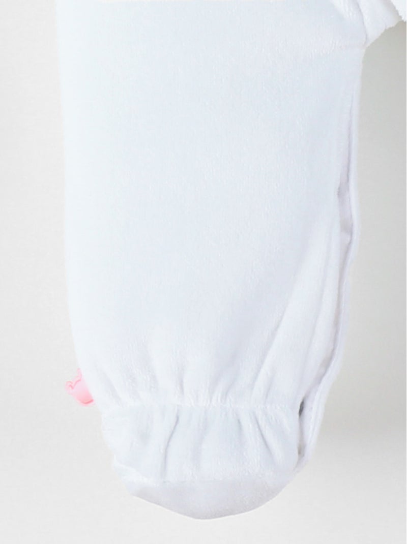 Pyjama bébé, Velours côtelé Noukie's Blanc - Kiabi