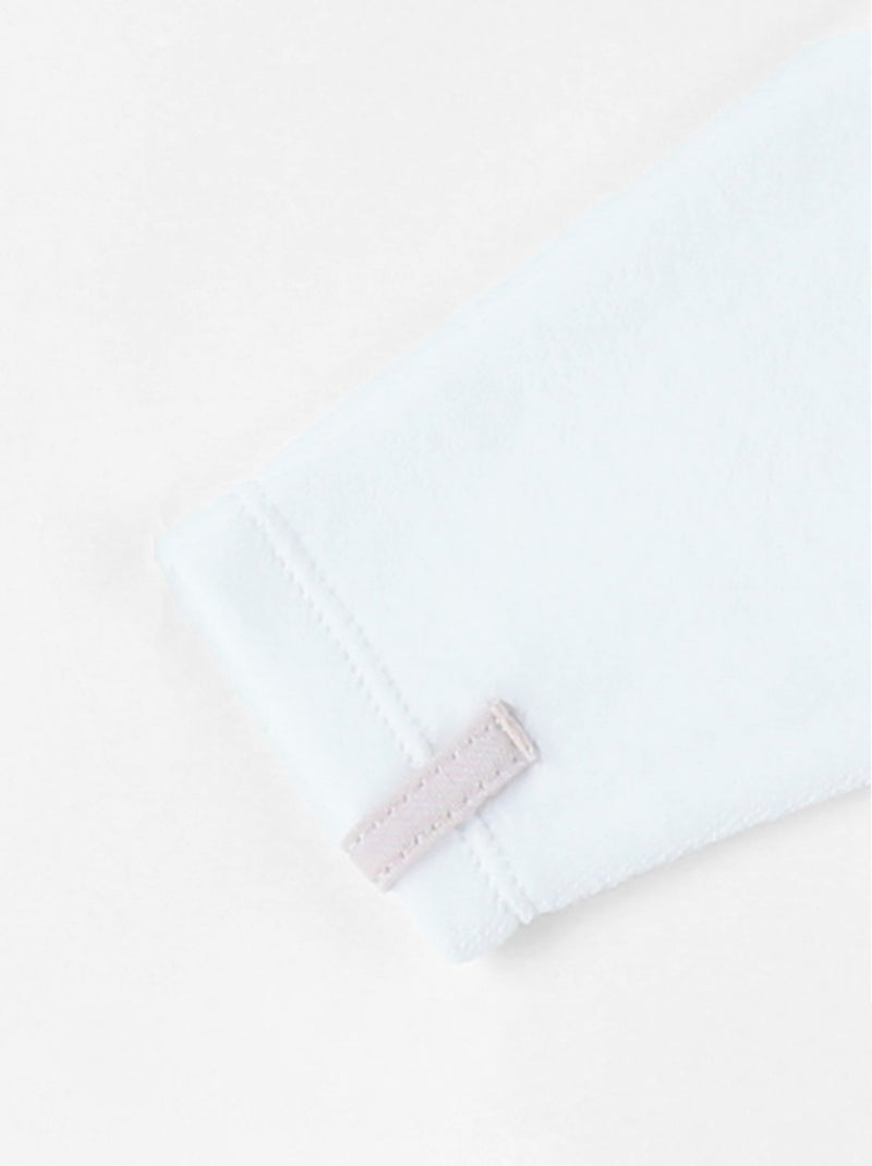 Pyjama bébé, Velours côtelé Noukie's Blanc - Kiabi