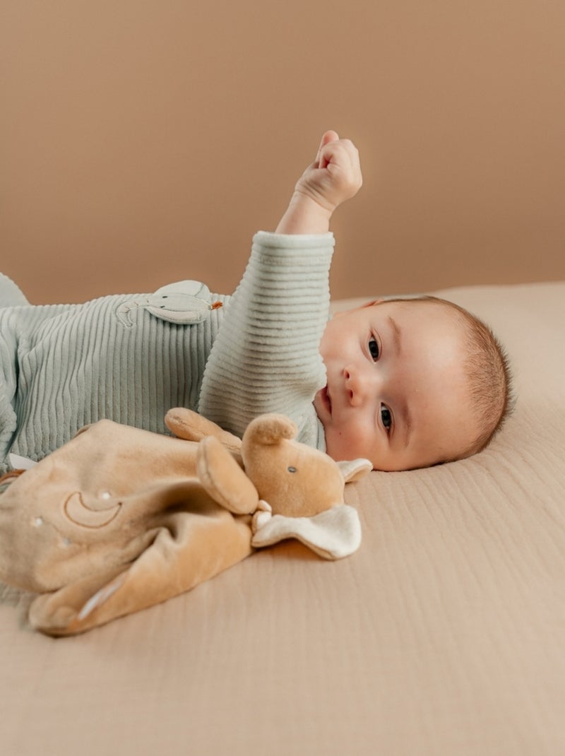 Pyjama bébé, Velours côtelé Noukie's Bleu turquoise - Kiabi