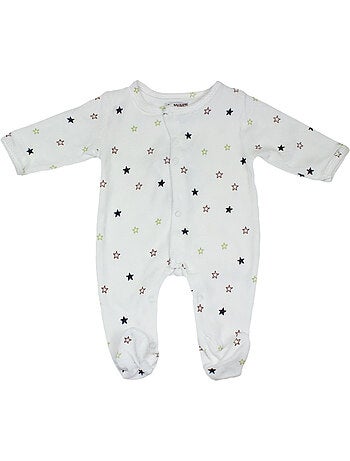 Pyjama bébé velours Etoiles Les Chatounets