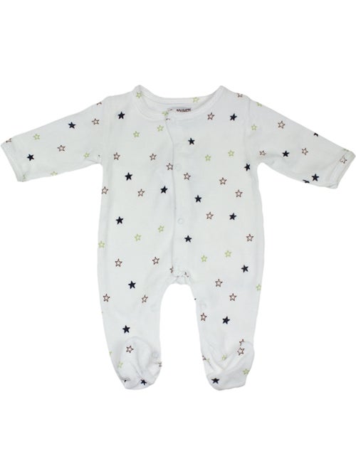 Pyjama bébé velours Etoiles Les Chatounets - Kiabi