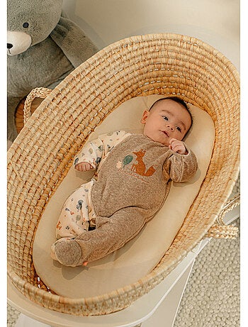 Pyjama bébé, velours imprimé Noukie's