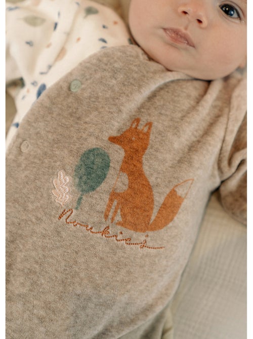 Pyjama bébé, velours imprimé Noukie's - Kiabi