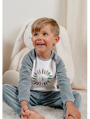 Pyjama bébé, velours imprimé Noukie's
