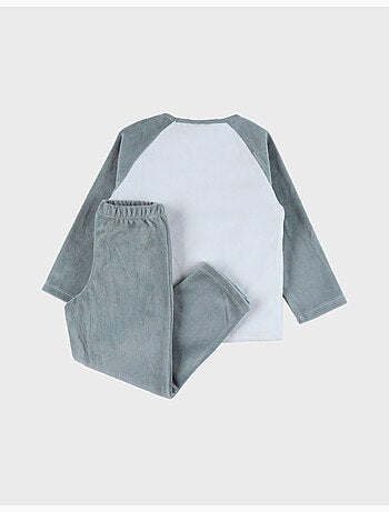 Pyjama bébé, velours imprimé Noukie's