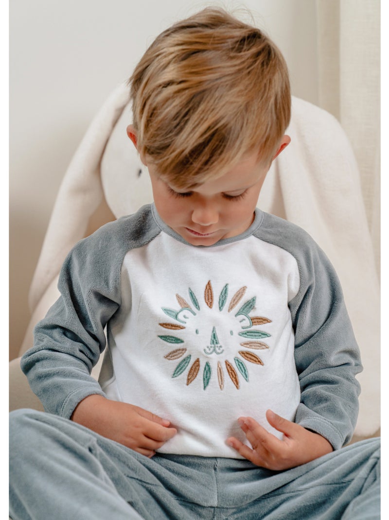 Pyjama bébé, velours imprimé Noukie's Beige - Kiabi