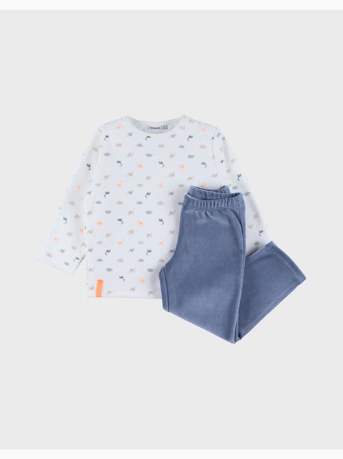 Pyjama bébé, velours imprimé Noukie's - Kiabi