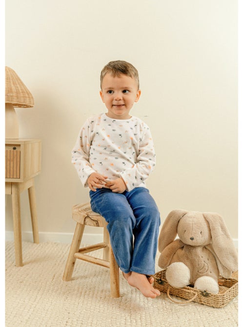 Pyjama bébé, velours imprimé Noukie's - Kiabi