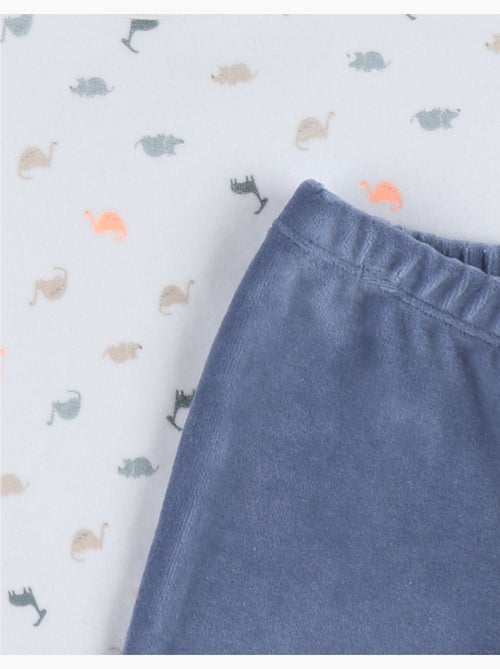 Pyjama bébé, velours imprimé Noukie's - Kiabi