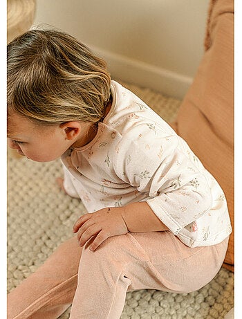 Pyjama bébé, velours imprimé Noukie's
