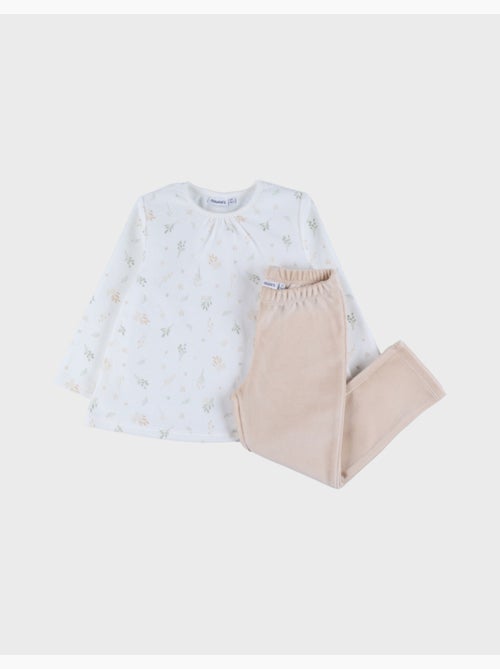 Pyjama bébé, velours imprimé Noukie's - Kiabi