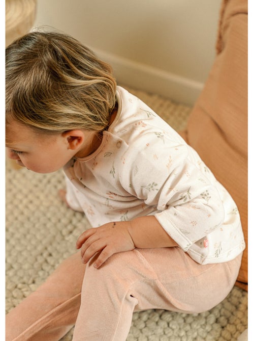 Pyjama bébé, velours imprimé Noukie's - Kiabi