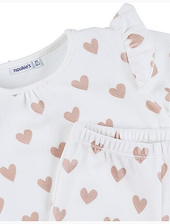 Pyjama bébé, velours imprimé Noukie's
