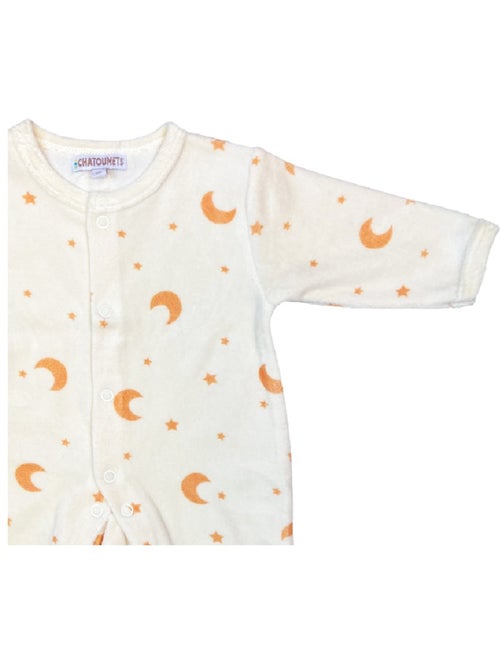 Pyjama bébé velours Moon Les Chatounets - Kiabi