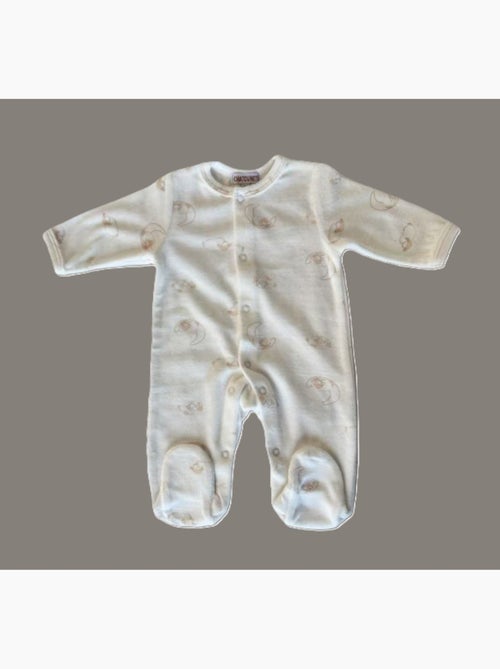 Pyjama bébé velours Moutons Les Chatounets - Kiabi