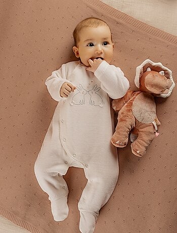 Pyjama bébé, Velours Noukie's