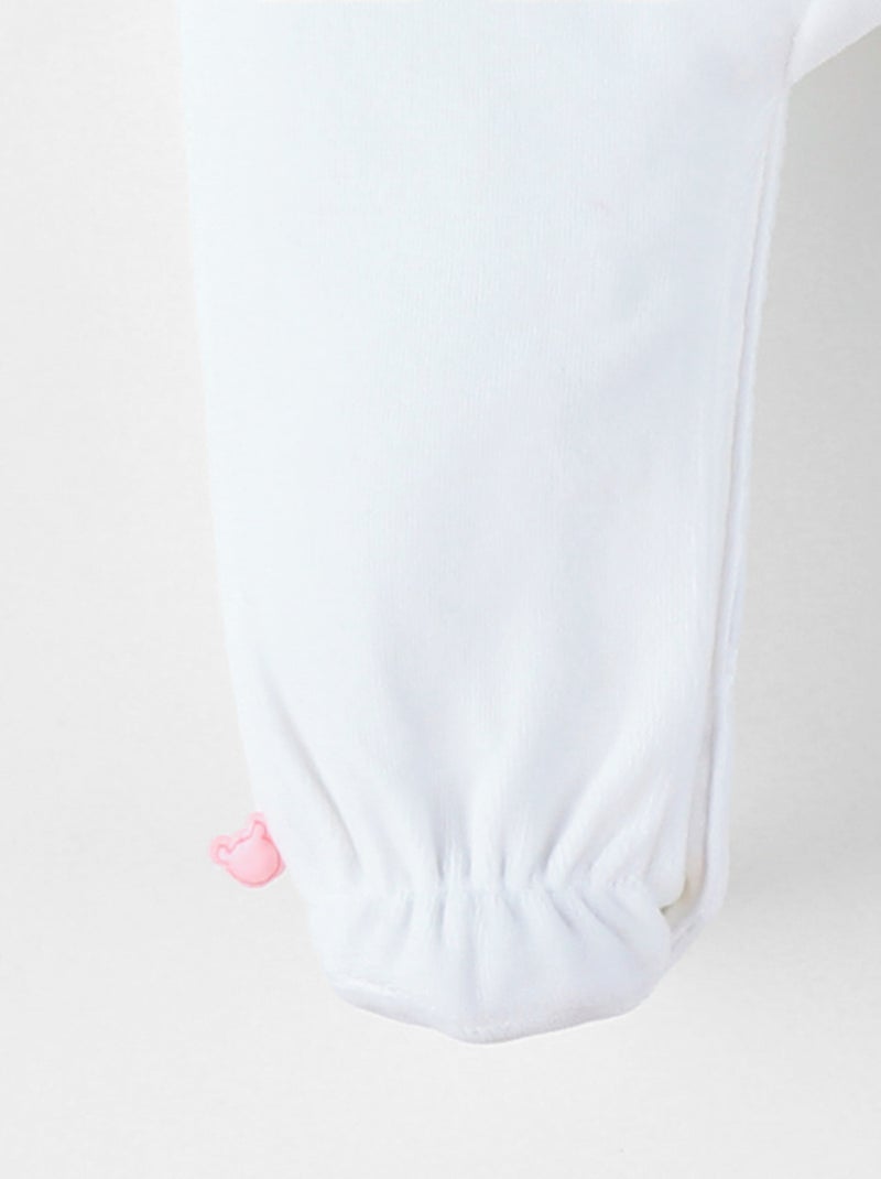 Pyjama bébé, Velours Noukie's Blanc - Kiabi