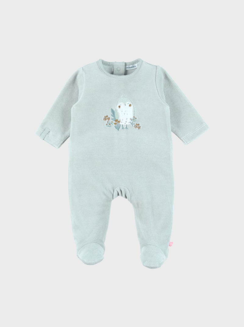 Pyjama bébé, velours Noukie's Bleu - Kiabi