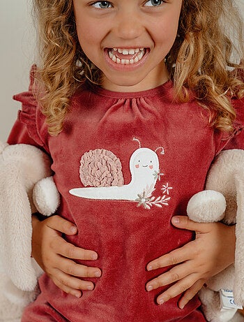 Pyjama bébé, velours Noukie's