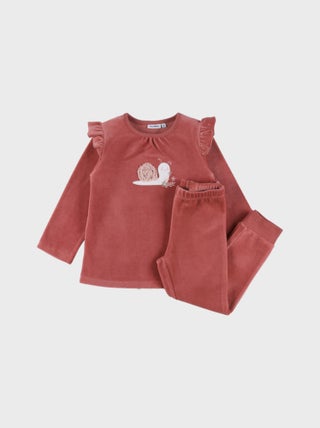 Pyjama bébé, velours Noukie's