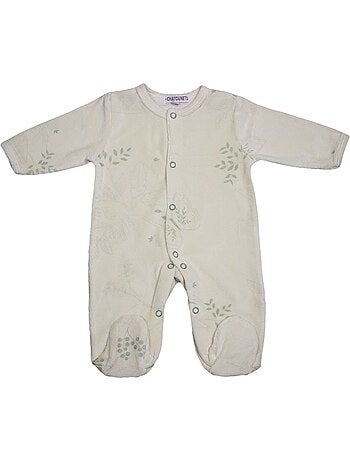 Pyjama bébé velours Papillon Les Chatounets