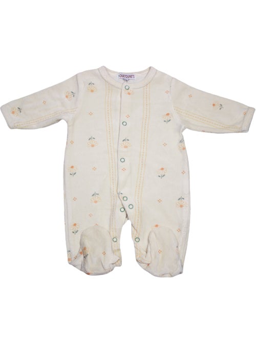 Pyjama bébé velours Retro Les Chatounets - Kiabi