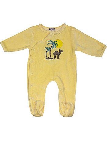 Pyjama bébé velours Sahara Les Chatounets