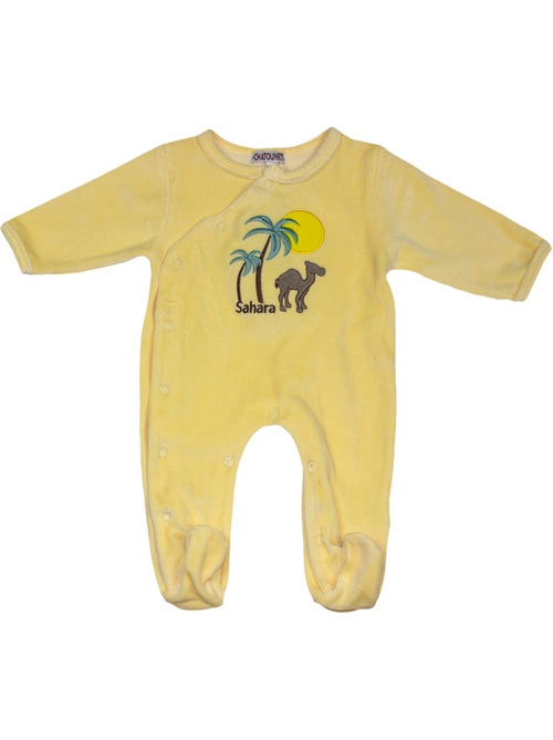 Pyjama bébé velours Sahara Les Chatounets - Kiabi