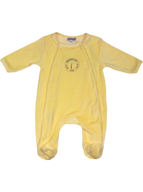 Pyjama bébé velours Sahara Les Chatounets - Kiabi