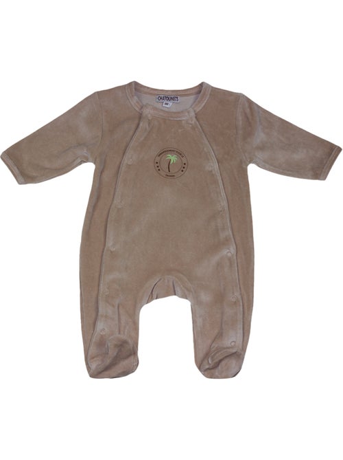 Pyjama bébé velours Sahara Les Chatounets - Kiabi Pyjama bébé velours Sahara Les Chatounets - Kiabi