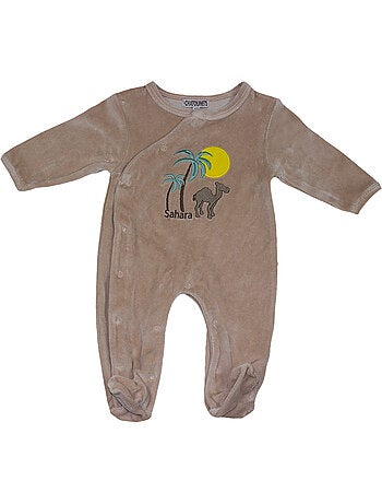 Pyjama bébé velours Sahara Les Chatounets