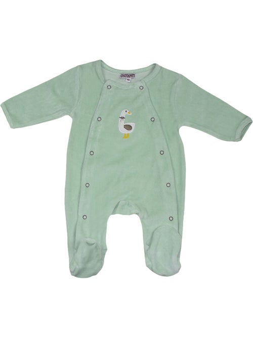 Pyjama bébé velours Tracteur et oies Les Chatounets - Kiabi